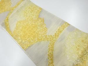 アンティーク　川島織物製　華紋模様織出し袋帯（材料）